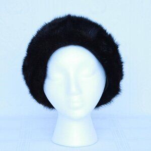 60's mink fur hat - small